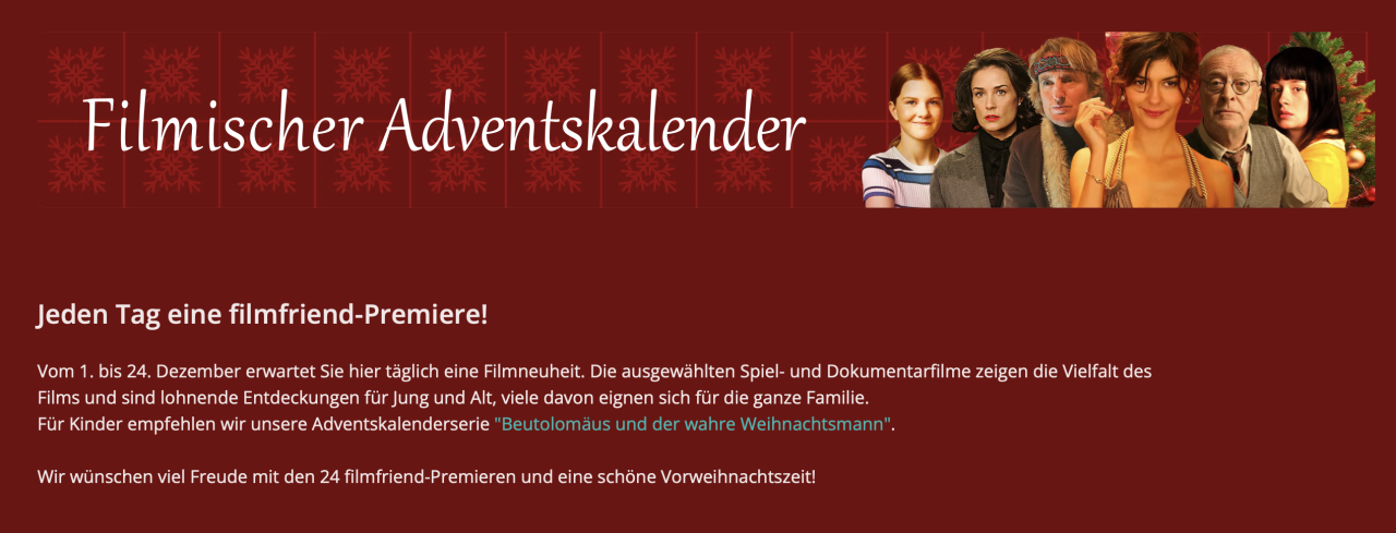 filmfriend adventkalender